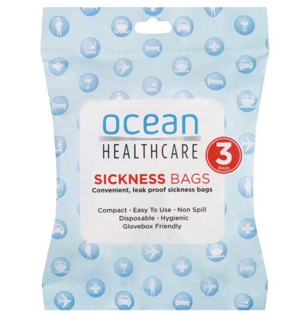 Ocean Sickness Bags 3 Pack
