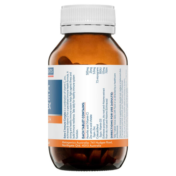 Ethical Nutrients Extra C Immune Complex 60 Tablets-1