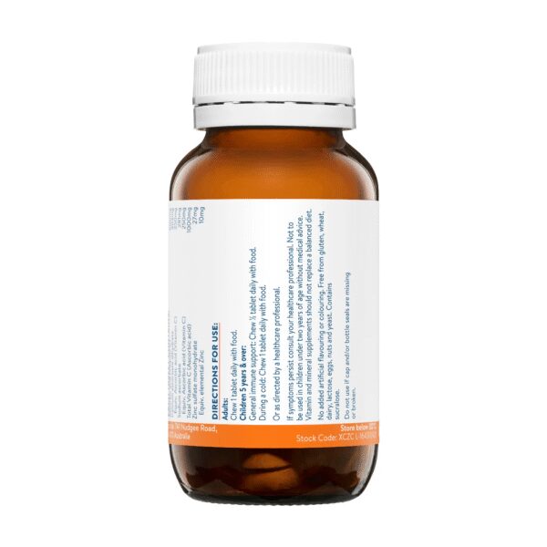 Ethical Nutrients Extra C Zingles Orange 50 Tablets-1