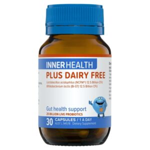 Inner Health Plus Dairy Free Probiotic 30 Capsules Fridge Line