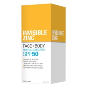 Invisible Zinc Face Body Mineral Sunscreen SPF 50 150g-0