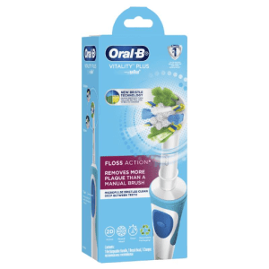 Oral B Vitality Plus Power Toothbrush Floss Action